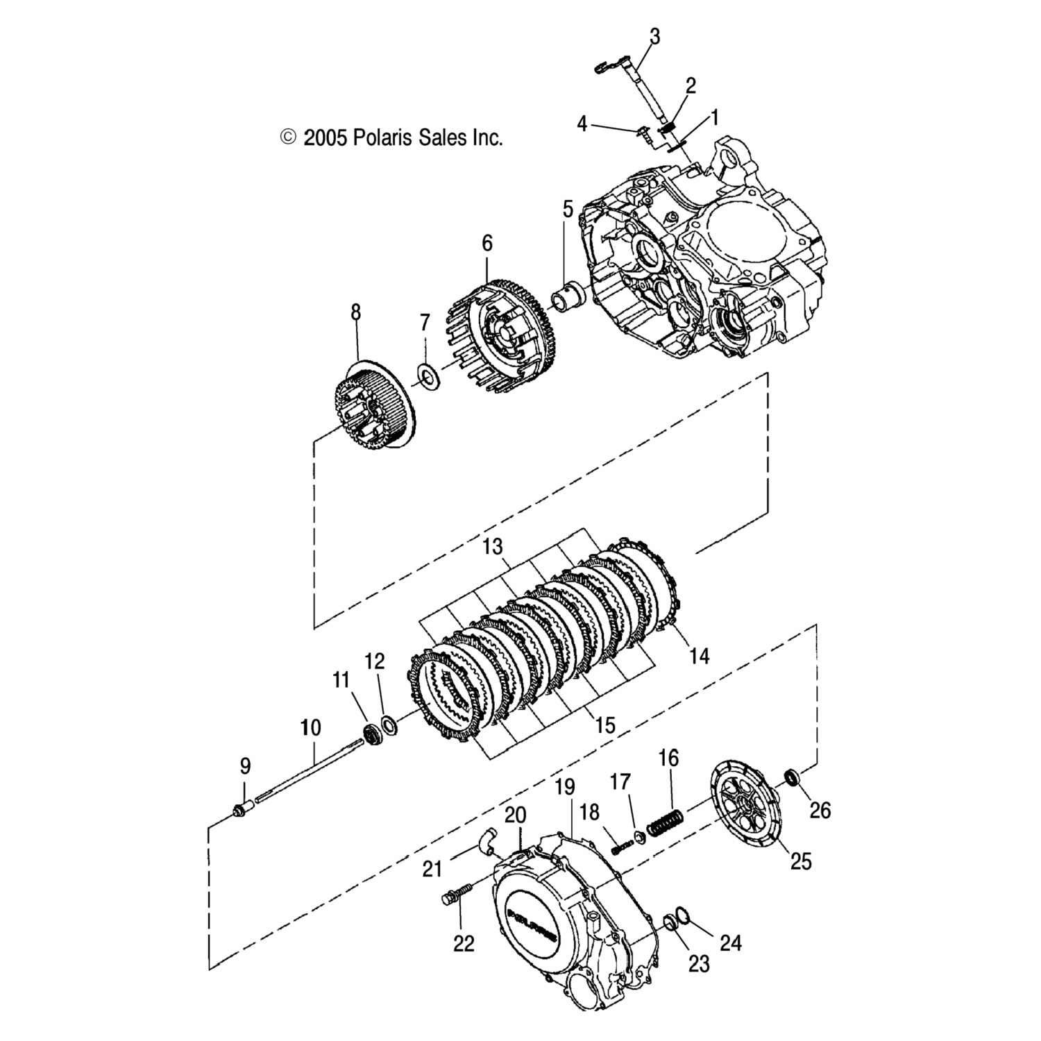 3088082 Polaris Пластина, отбойник