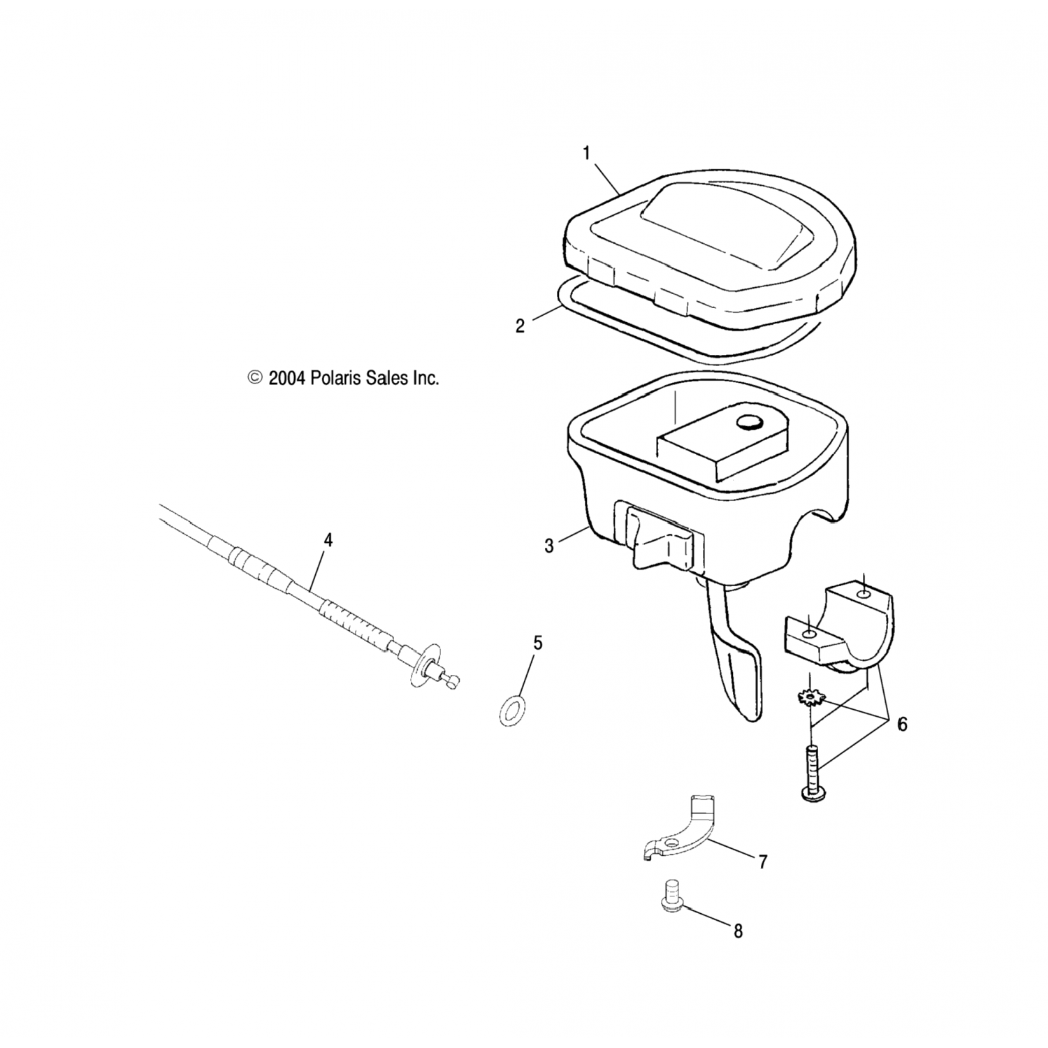 5249134 Polaris Заслонка дроссельная