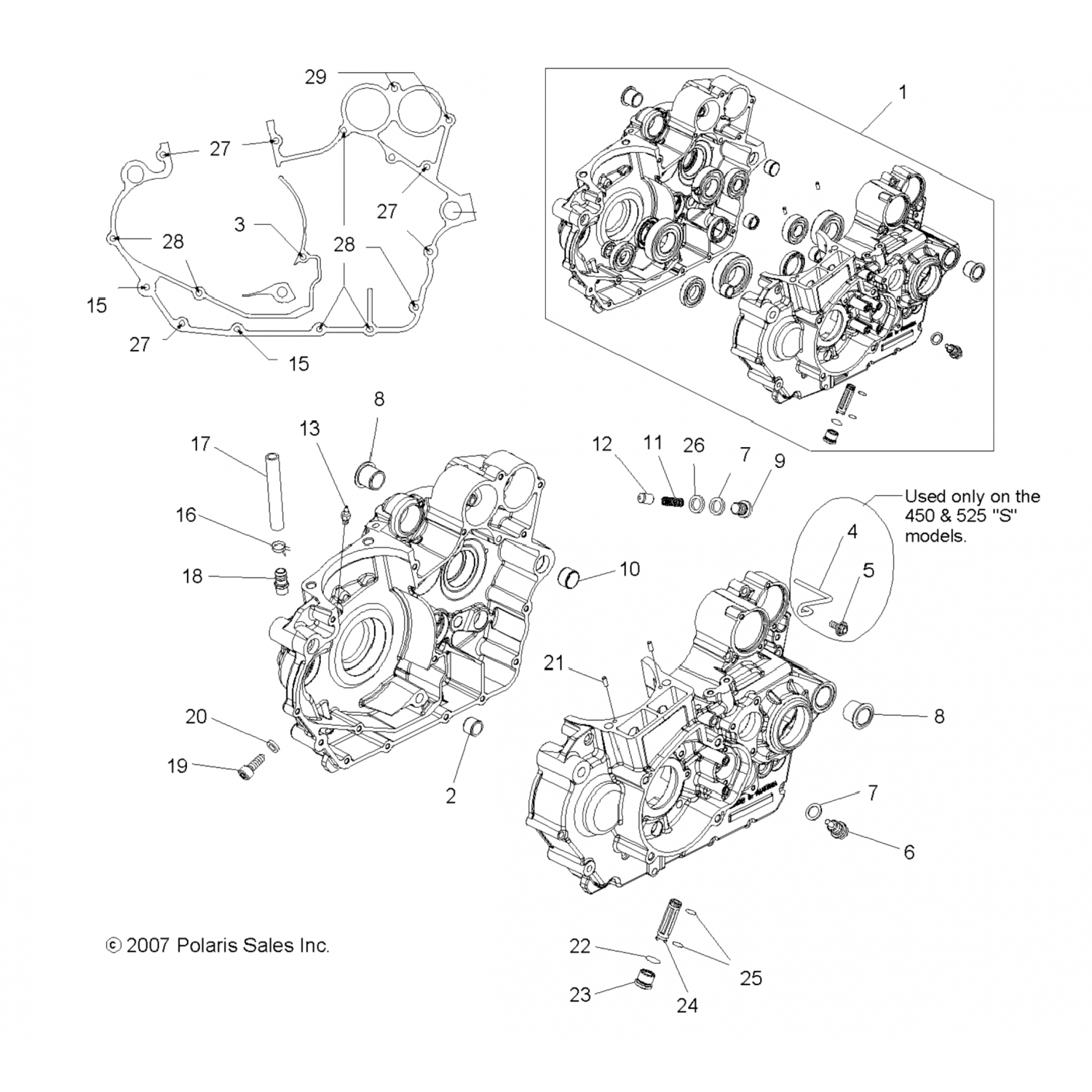 7052424 Polaris Направляющая-вентиляционный шланг