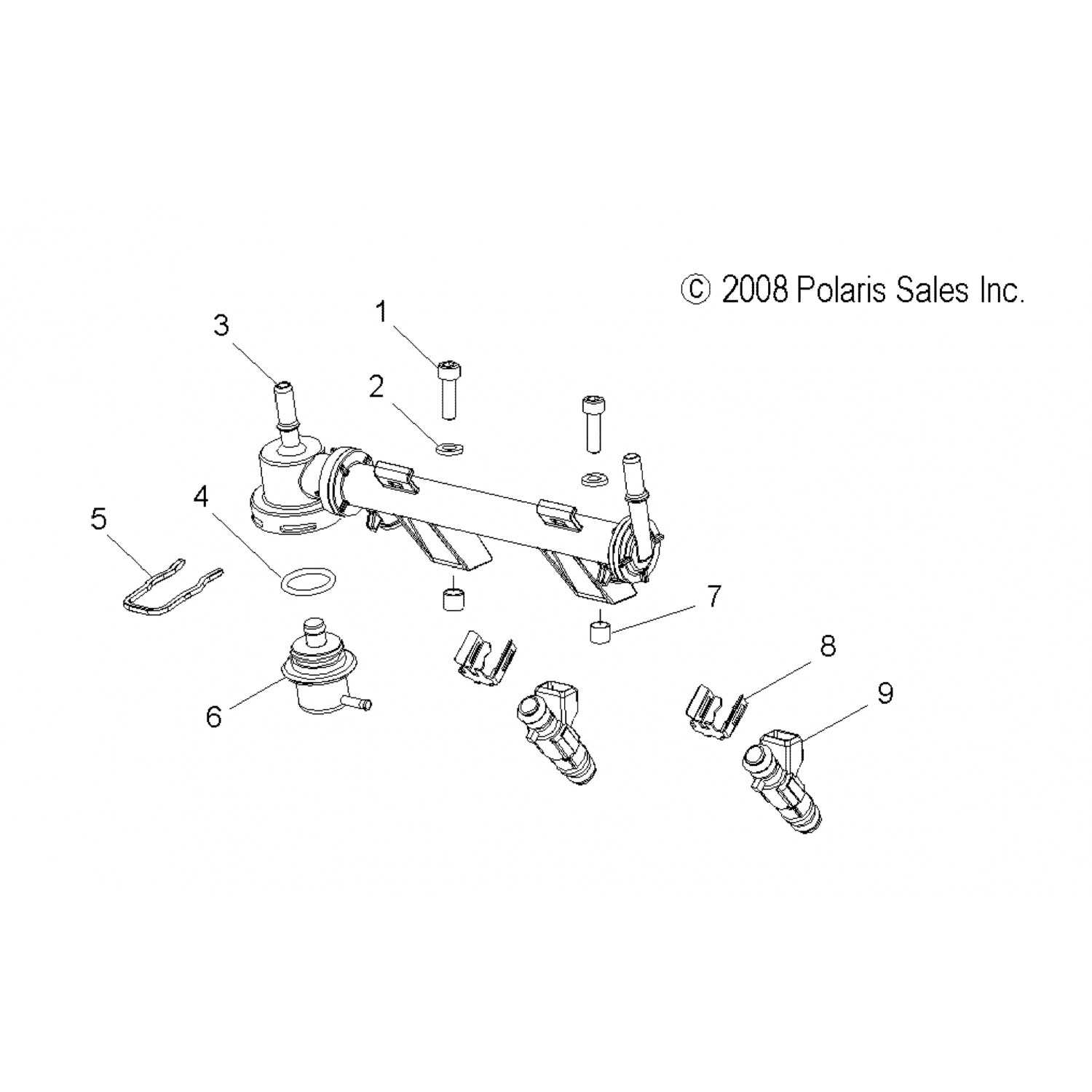 0451471 Polaris Зажим, фиксатор