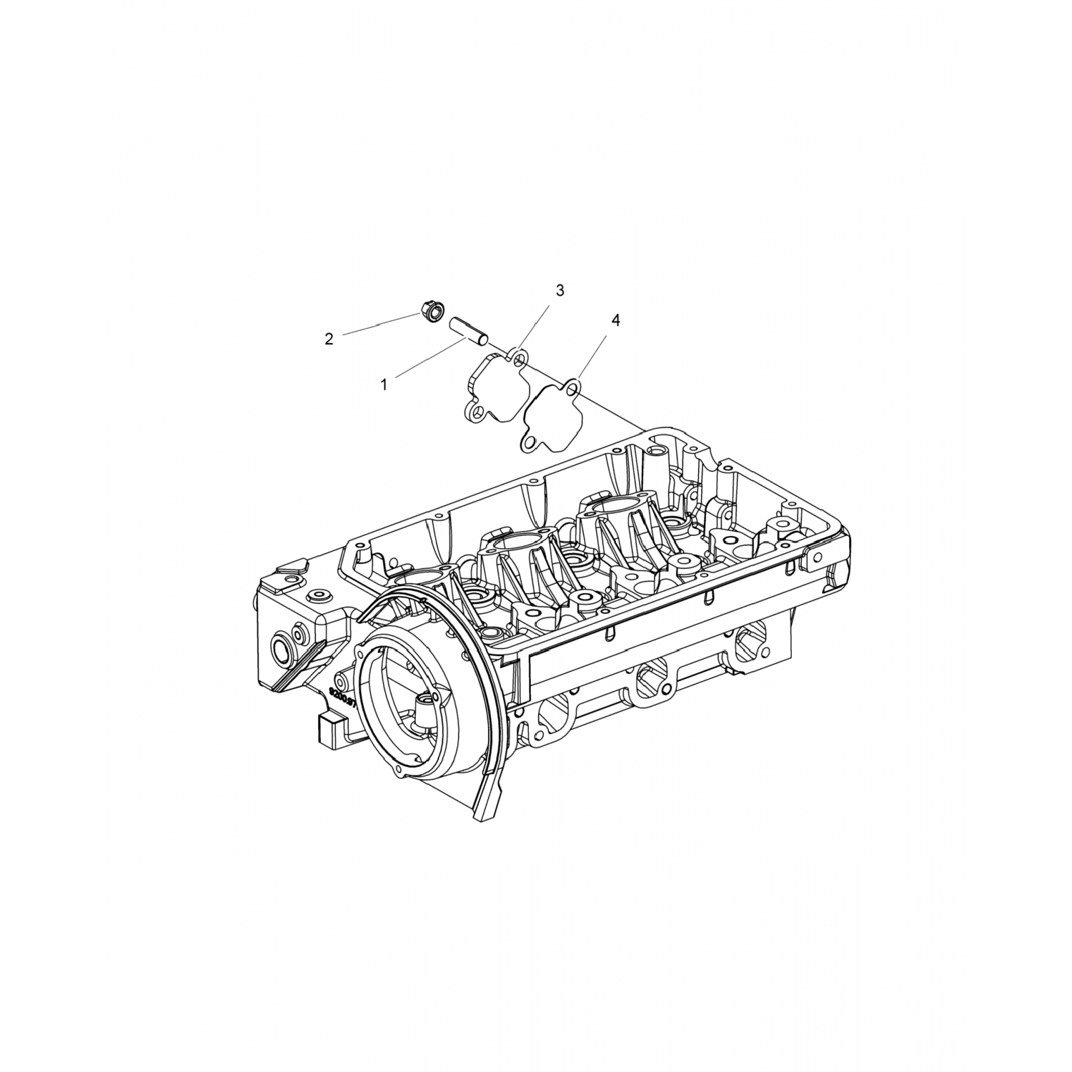 3040081 Polaris ФЛАНЕЦ ДЛЯ ПИТАТЕЛЬНОГО НАСОСА