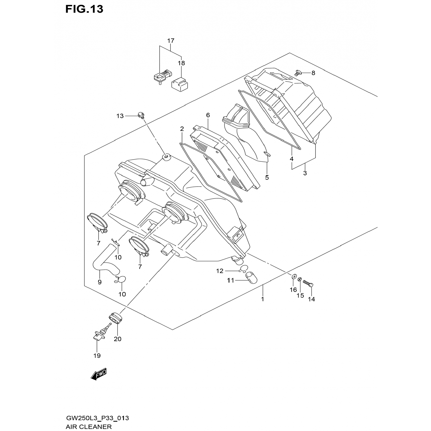 1365052G00000 Suzuki Sensor