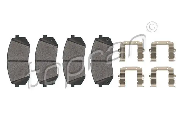 Topran (Hans Pries) 821164 Brake Pad Set, disc brake