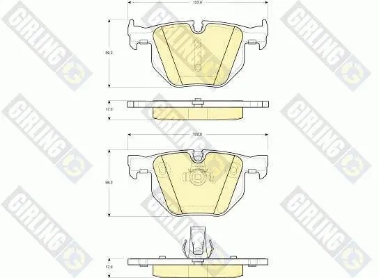 6115602 Колодки тормозные BMW