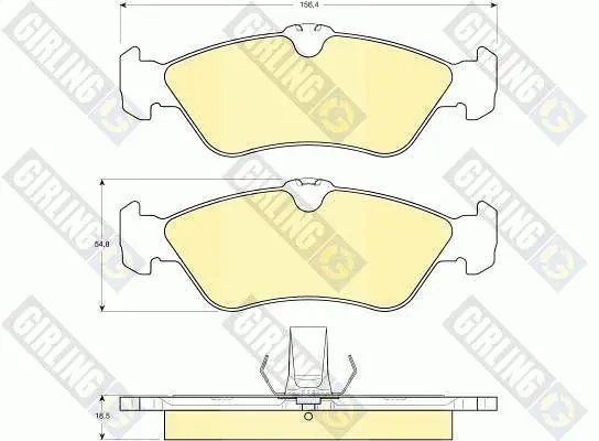 6112632 Колодки тормозные MERCEDES