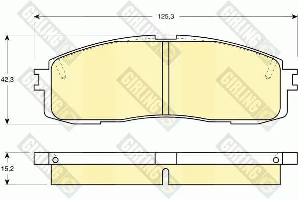 6108729 Колодки тормозные TOYOTA MARK