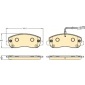 6119109 Колодки тормозные OPEL