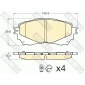 6135806 Колодки тормозные MAZDA 6 12-