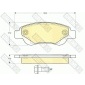 6116334 Колодки тормозные CITROEN C1PEUGEOT 107TOYOTA AYGO 1.01.4D 05- передние