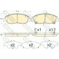 6136096 Колодки тормозные HONDA CIVIC