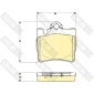 6114552 Колодки тормозные MERCEDES
