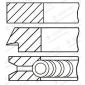 0870490000 Goetze Кольца поршневые BMW M50B20