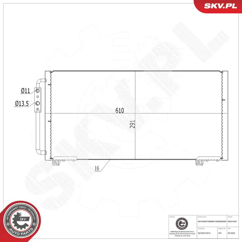 86SKV587 