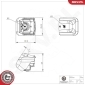 75SKV283 ESEN SKV Mounting, engine