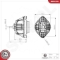 75SKV247 ESEN SKV Mounting, engine