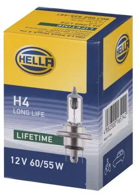 HELLA 8GJ002525481 Лампа накаливания, H4 12V