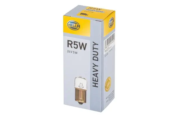 HELLA 8GA002071241 Лампа R5W 5 W 24 V BA15s