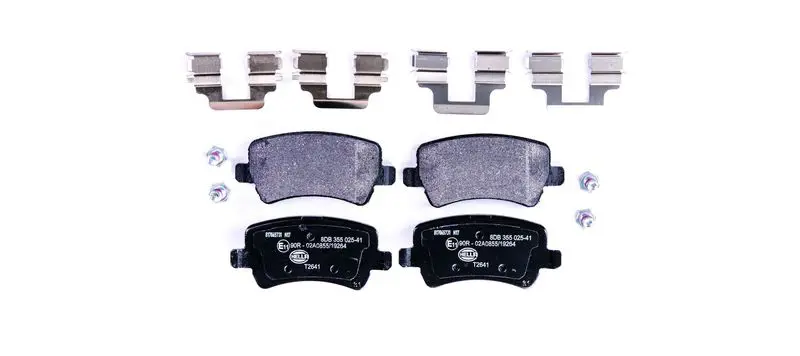 8DB 355 025-411 Комплект тормозных колодок,