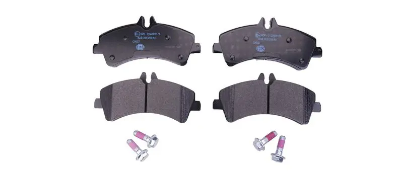 HELLA 8DB355005541 Тормозные колодки дисковые;