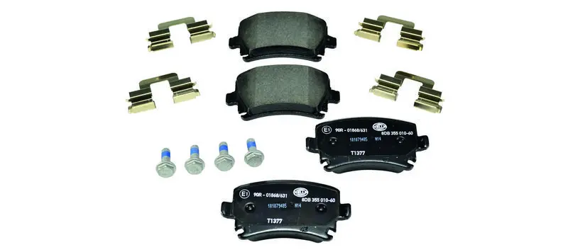 HELLA 8DB355010601 Тормозные колодки дисковые,