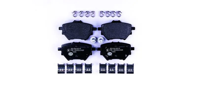 HELLA 8DB355020991 Комплект тормозных колодок
