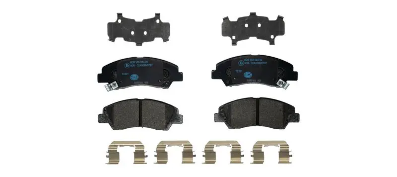 HELLA 8DB355023001 Комплект тормозных колодок