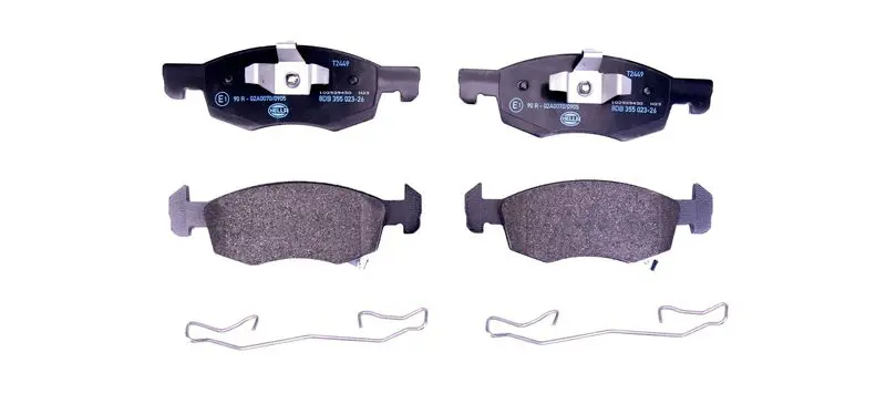 HELLA 8DB355023261 Комплект тормозных колодок