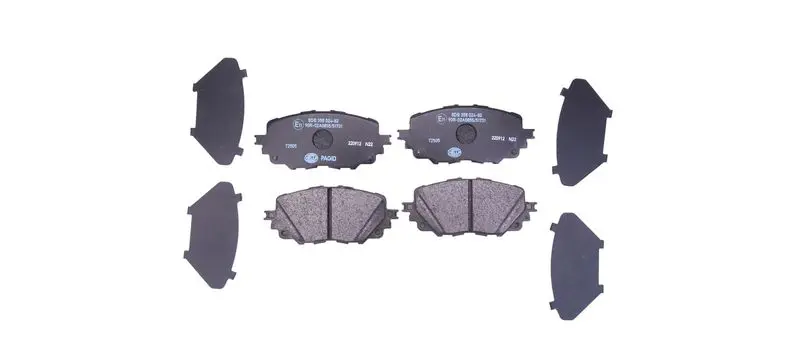 HELLA 8DB355024821 Комплект тормозных колодок,