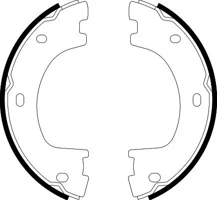 HELLA 8DA355050071 Комлект тормозных накладок