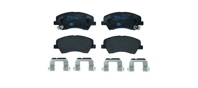 HELLA 8DB355036501 Комплект тормозных колодок,