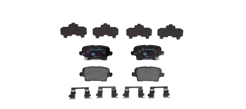 8DB 355 039-501 Комплект тормозных колодок,