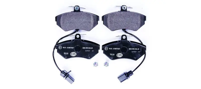 HELLA 8DB355018451 КОМПЛЕКТ ТОРМОЗНЫХ КОЛОДОК