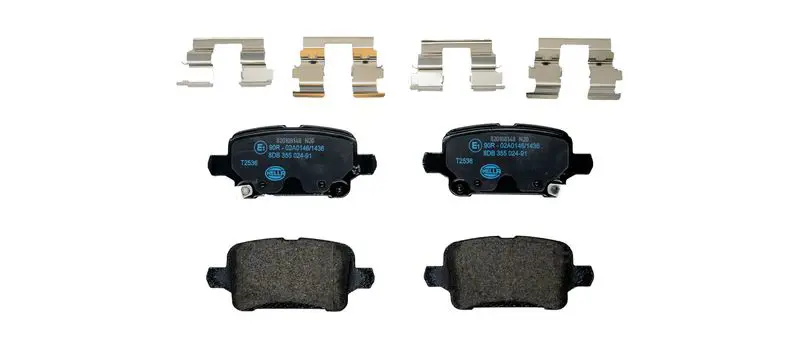 8DB 355 024-911 Комплект тормозных колодок,