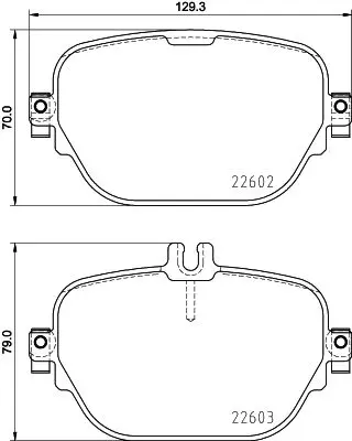 HELLA 8DB355031711 Комплект тормозных колодок,