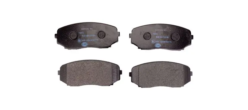 HELLA 8DB355032941 Комплект тормозных колодок,