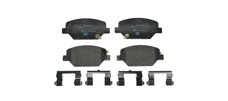 8DB 355 039-121 Комплект тормозных колодок,