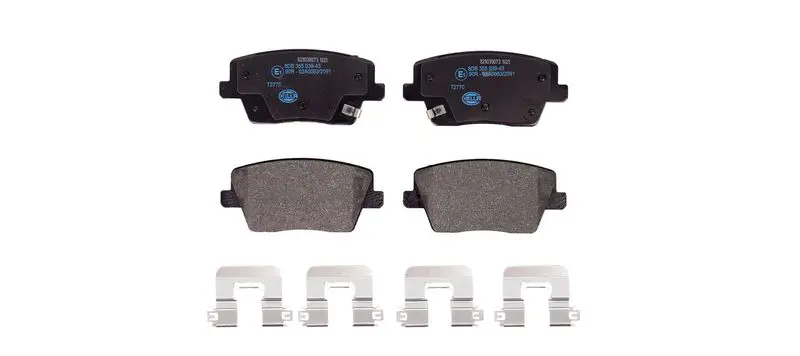 HELLA 8DB355039431 Комплект тормозных колодок,