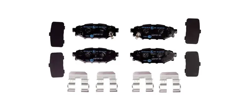 HELLA 8DB355040391 Комплект тормозных колодок,
