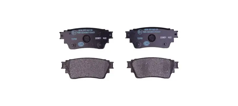 8DB 355 040-501 Комплект тормозных колодок,