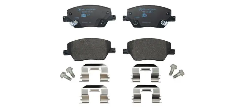 HELLA 8DB355025111 Комплект тормозных колодок,