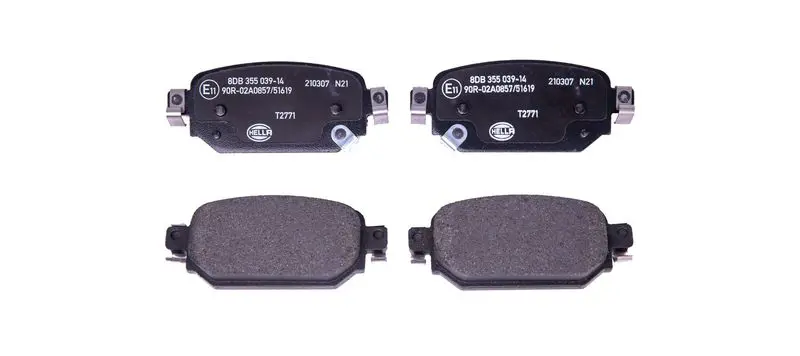 HELLA 8DB355039141 Комплект тормозных колодок,