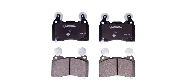 HELLA 8DB355039481 Комплект тормозных колодок,