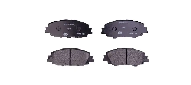 HELLA 8DB355040411 Комплект тормозных колодок,