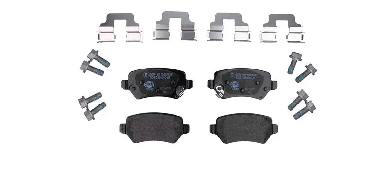 HELLA 8DB355040611 Комплект тормозных колодок,