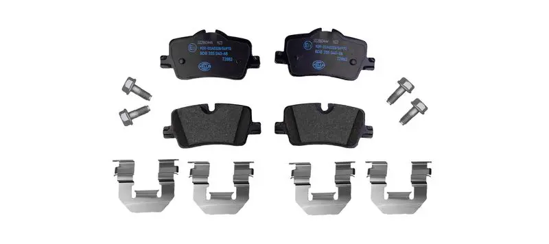 HELLA 8DB355040681 Комплект тормозных колодок,