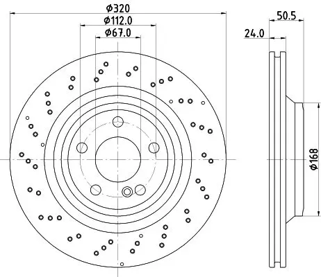 8DD 355 133-271 Тормозной диск