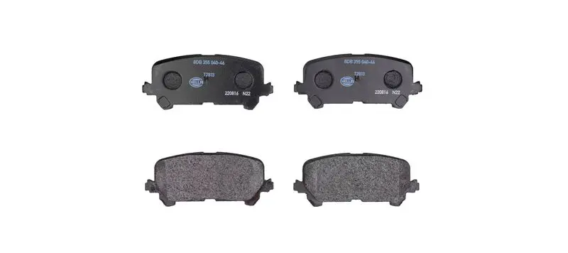 8DB 355 040-461 Комплект тормозных колодок,
