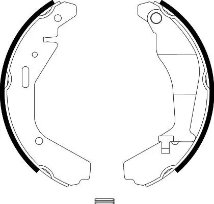 8DB355002951 Тормозные колодки барабанные