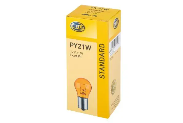 HELLA 8GA006841121 Лампа PY21W 12V 8GA006841-121