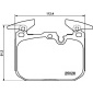 8DB355025771 HELLA Комплект тормозных колодок,
